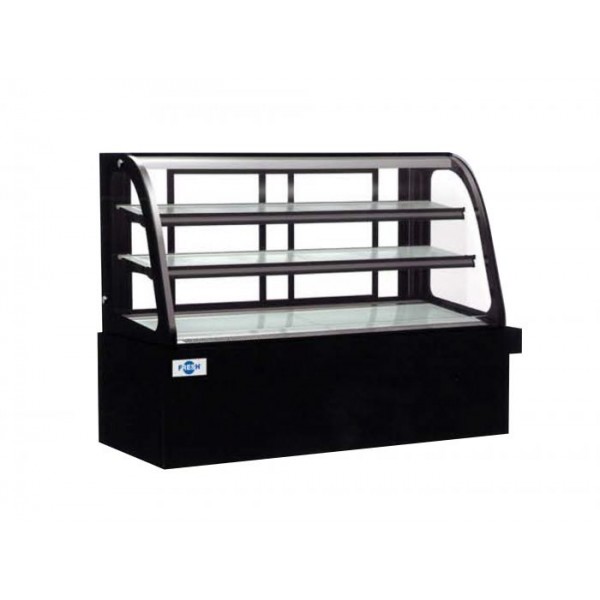 CURVED CAKE SHOWCASE 4FT/ 5FT/ 6FT (2 SHELVES)